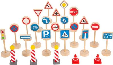 Verkehrsschilder-Set 25-teilig