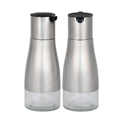 KESPER Essig- und Ölspender silber 2er Set