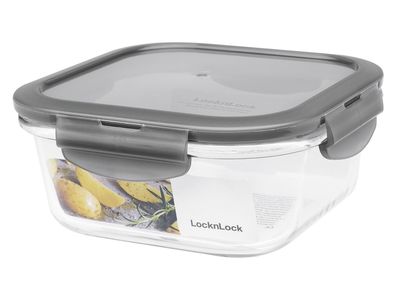 LOCK&LOCK Frischhaltedose Boroseal quadratisch 750ml 15,5x15,5x6,9cm