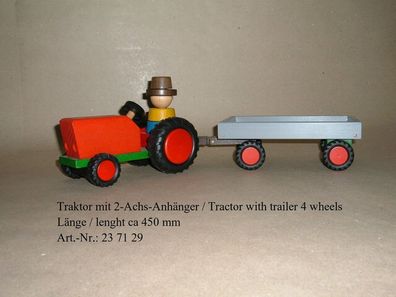 Traktor mit 2-Achshänger