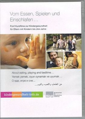Film DVD Vom Essen, Spielen und Einschlafen . . . 5 Kurzfilme zur Kindergesundheit