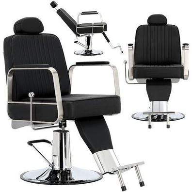 Barberstuhl Teonas Hydraulischer Friseurstuhl für Friseursalon Barbershop Barberking