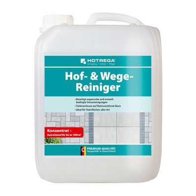 Hotrega Hof- & Wege Reiniger 5L Konzentrat säurefrei