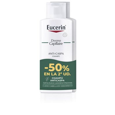 DERMO Capillaire Antischuppenshampoo, Packung mit 2 x 250 ml