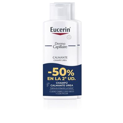 DERMO Capillaire beruhigendes Urea-Shampoo, Packung mit 2 x 250 ml
