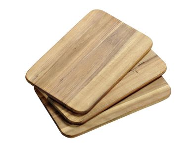 KESPER Frühstücksbrettchen Akazie 23x15x1cm 3er Set