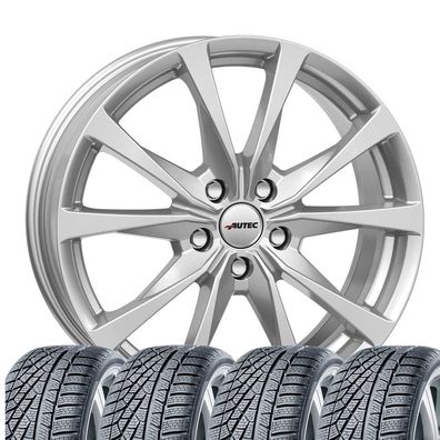 4 Winterräder Autec Brixen 7x18 ET43 225/45 R18 95V Semperit für Audi Q2, SQ2, TT