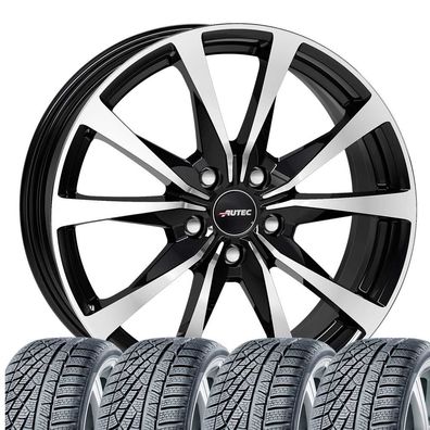 4 Winterräder Autec Brixen 7x18 ET43 225/45 R18 95V Semperit für Audi Q2, SQ2, TT