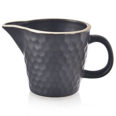 Schwarze Keramik-Milchkanne TEA TIME 100 ml