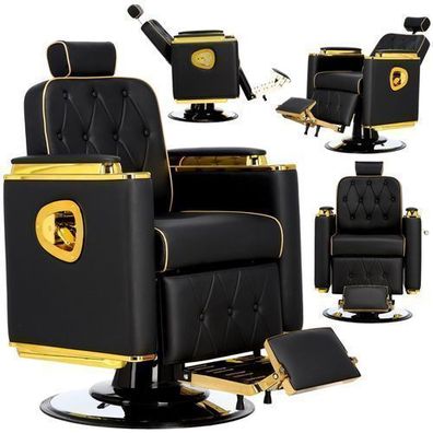 Barberstuhl Don - Hydraulischer Friseurstuhl für Friseursalon & Barbershop Barberking