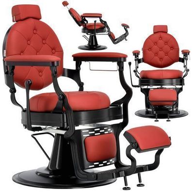 Barbersessel Logan hydraulischer Friseurstuhl für Friseursalon und Barber Shop