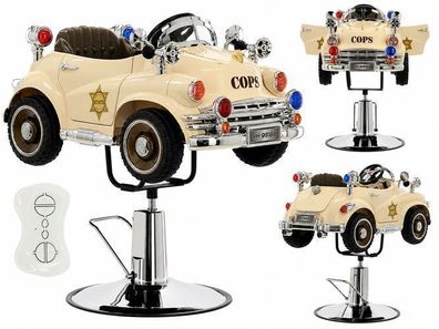 Kinder Friseurstuhl Auto Multimedia | Hydraulisch & Drehbar