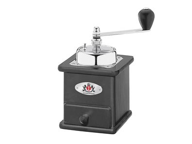 Zassenhaus Kaffeemühle Brasilia schwarz 12x12,5x20cm