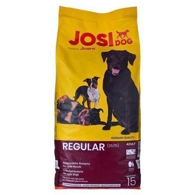 Josera JosiDog Regular Trockenfutter für Hunde, 15 kg