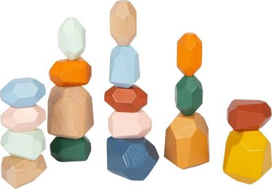 Montessori Balanciersteine aus Holz 18-teilig