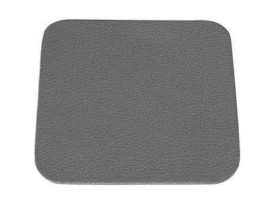 ASA Glasuntersetzer Lederoptik basalt 10x10cm 4Stück