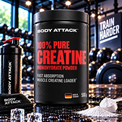 Body Attack 100% Pure Creatine 500g Dose