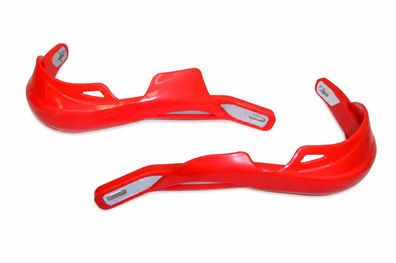 Handprotektoren Ersatzschalen Aluminium integral Handschützer handguards rot