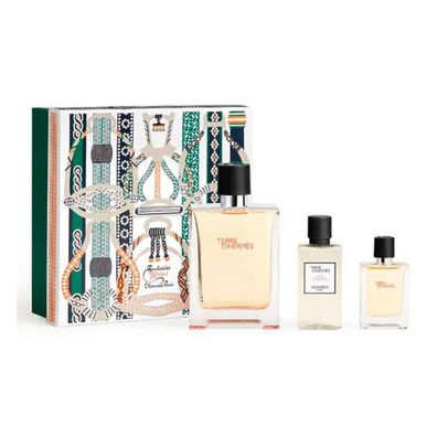 HERMES Terre D'Hermes Eau De Toilette Spray 100ml Set 3 Pieces