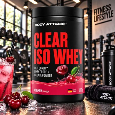 Body Attack CLEAR ISO WHEY 300g Dose