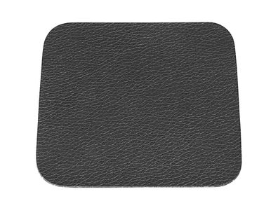 ASA Glasuntersetzer Lederoptik schwarz 10x10cm 4Stück