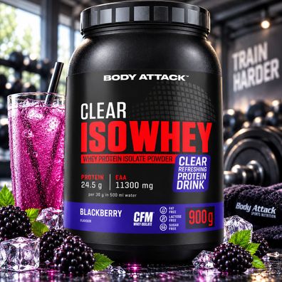 Body Attack CLEAR ISO WHEY Protein 900g Dose