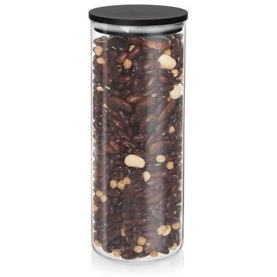 Glasbehälter für lose Produkte mit Deckel und Dichtung 1,2 l