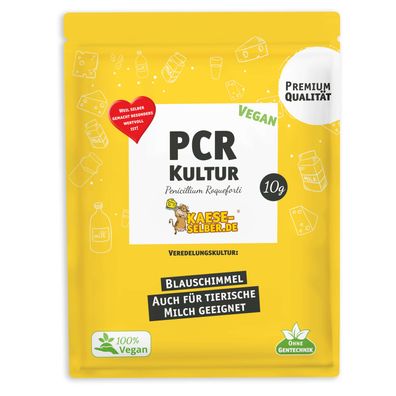 PCR Blauschimmelkäse 10g vegan Schimmelkultur Kultur Käse selber machen