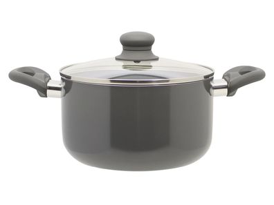 Kochtopf Ø20cm Rhino Grey Aluminium grau