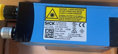 SICK CLV650-6120 Fixed Mount Barcode Scanner 1042125 - New