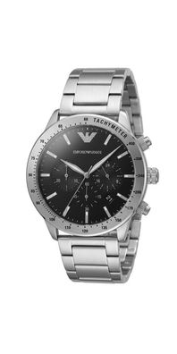 Emporio Armani Mario Chronograph Edelstahl Schwarz AR11241