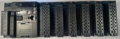 Omron SYSMAC CJ2M-CPU33 PLC System with CJ1W-ETN21 + I/O Modules - Used