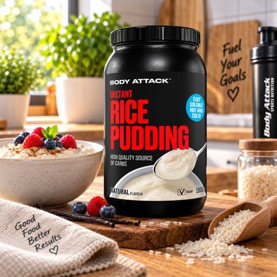 Body Attack Instant Rice Pudding 1000g Dose