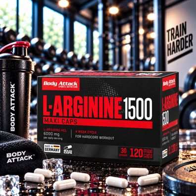 Body Attack L-Arginin 1500 120 Kapseln