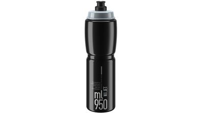 ELITE Trinkflasche "Jet Plus" SB-verpackt, Lebensm 950 ml, schwar