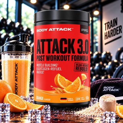 Body Attack Post Attack 3.0 900g Dose - Post-Workout mit Creatin
