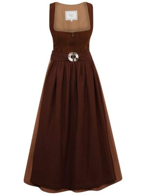 Dirndl Evelis 75cm Länge espresso/bronze