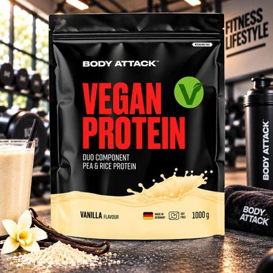 Body Attack Vegan Protein 1000g Beutel