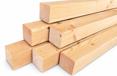 KVH Nsi 7 x 7 cm Douglasie gehobelt Dachlatten Bauholz Konterlatte Holz bis 4 m