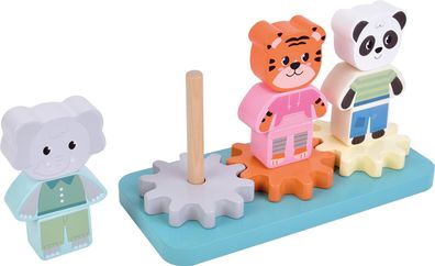 Stapelspiel mit Zahnrad „Jungle Friends“