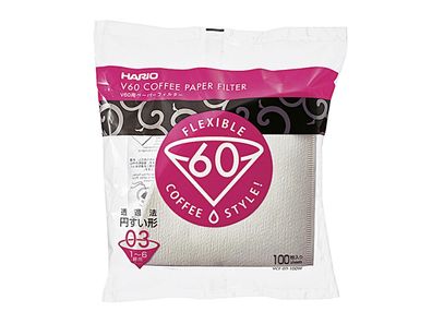 HARIO Papierkaffeefilter Gr.03 (100Stk.)