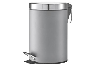ZELLER Present Kosmetikeimer Metall/Edelstahl Ø17x26cm 3l grau
