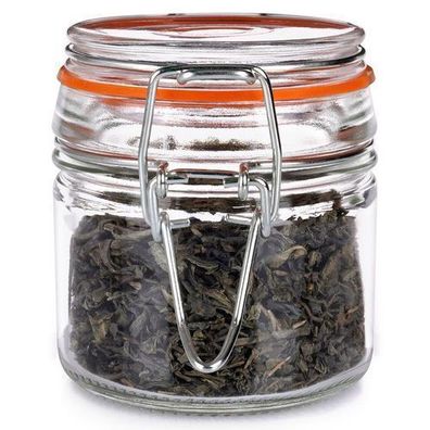 Patentiertes Glasgefäß mit Clip, 100 ml