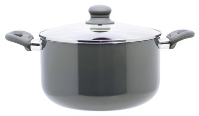 Kochtopf Ø24cm Rhino Grey Aluminium grau