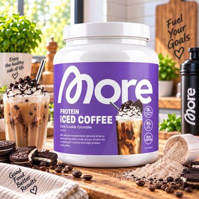 More Nutrition Protein Iced Coffee 500g Dose