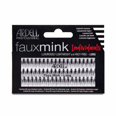 Ardell Ardell Faux Mink PestaÃ±as Individuales Negras Long 1 U