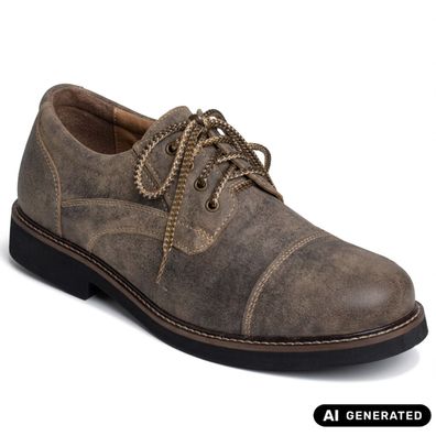 Trachtenschuhe Dietbert horn/oliv