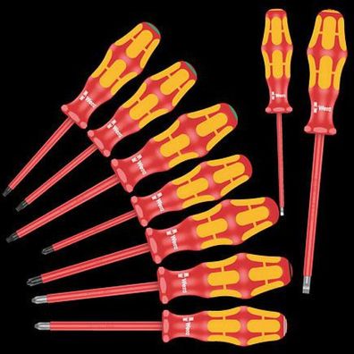 Wera 160 i/162 i/167 i/9 Schraubendrehersatz Kraftform