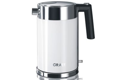 GRAEF Wasserkocher WK61EU 1,5 l 2000 W Edelstahl/weiß