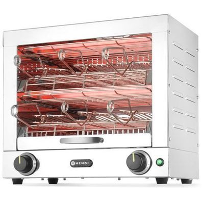 Quarz-Sandwichtoaster mit 6 Klemmen, 3000 W
